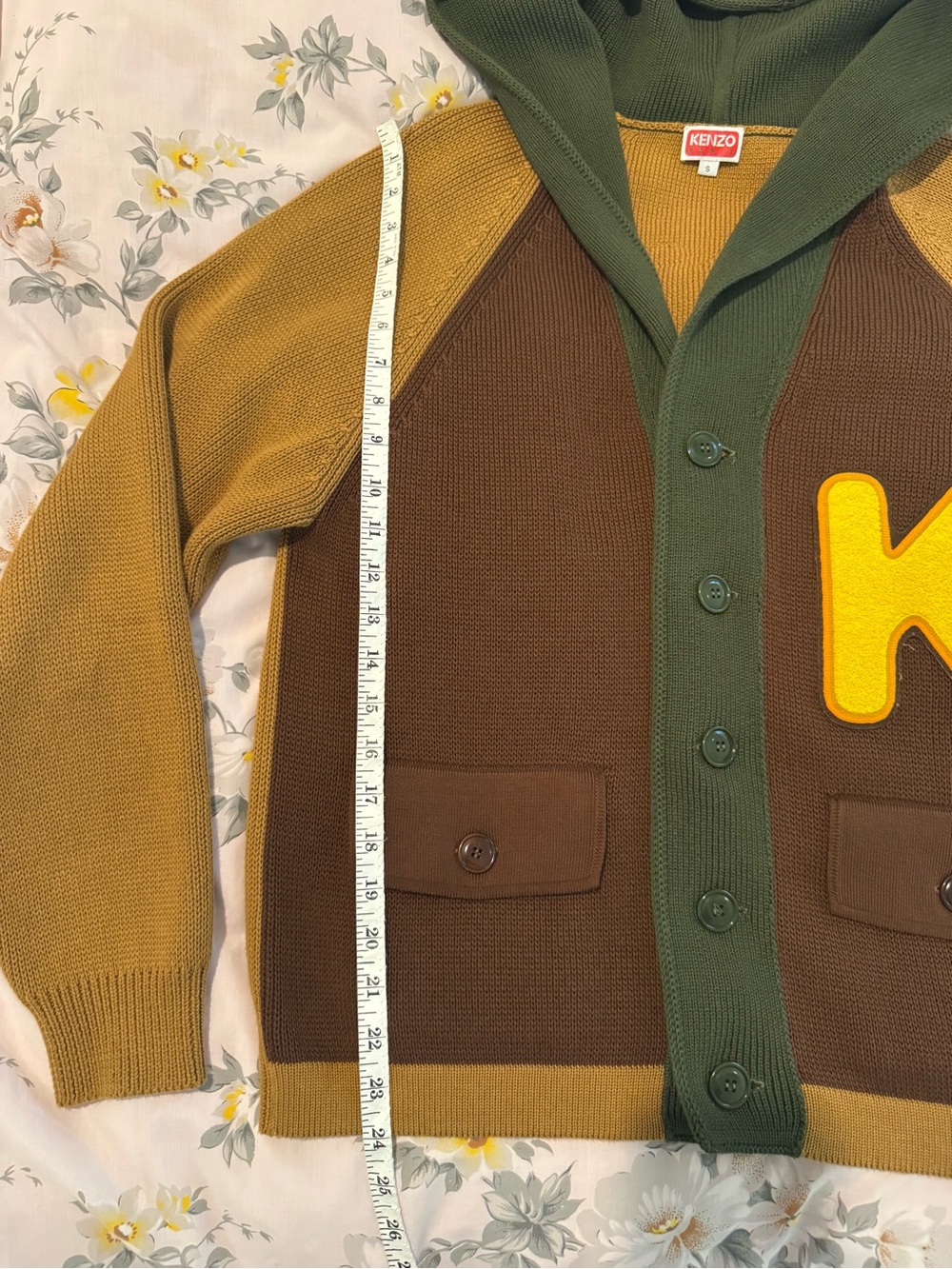 Kenzo Colour-Block Cotton Cardigan - Picture 11 of 11